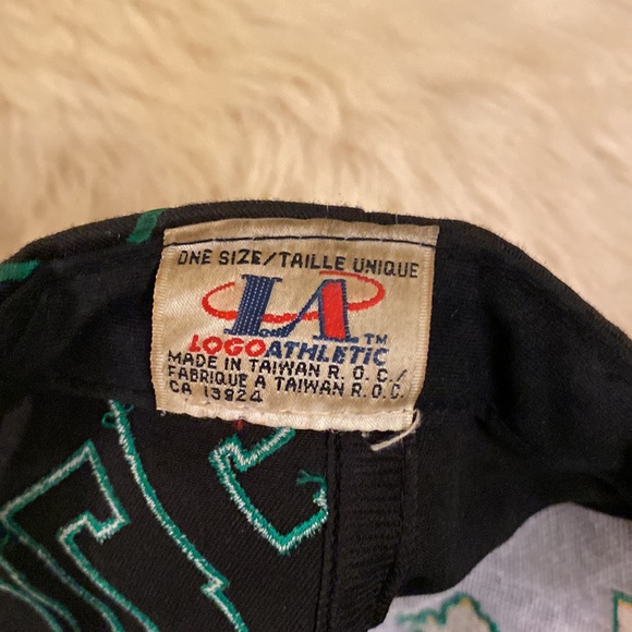 Seattle SuperSonics Vintage 90s Big Logo Athletic Hat Snapback Cap Sonics - Picture 13 of 17